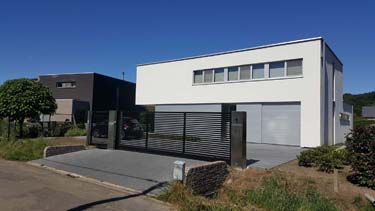 Moderne stalen Schuifpoort - Nieuwrode, Leuven